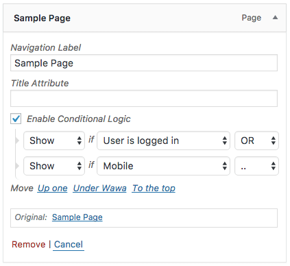 menus-condicionales if-menu-plugin-menus-condicionales