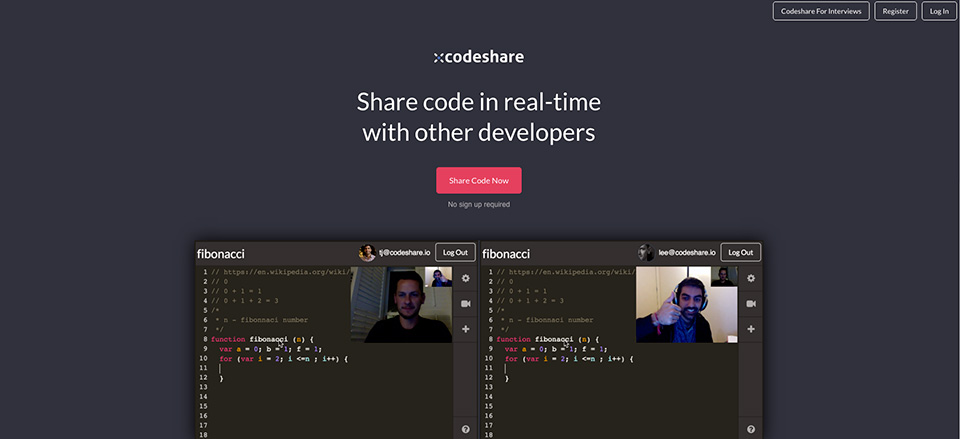codeshare-snippets