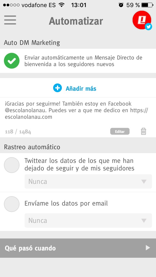 crowdfire-mensajes-automatizados