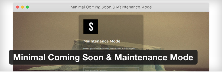minimal-cooming-soon-plugin-mantenimiento-wordpress
